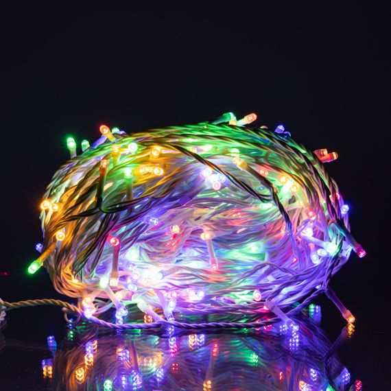 Світлодіодна гірлянда «Нитка» 30 м, 300 LED, IP65, білий дріт | Зображення 1