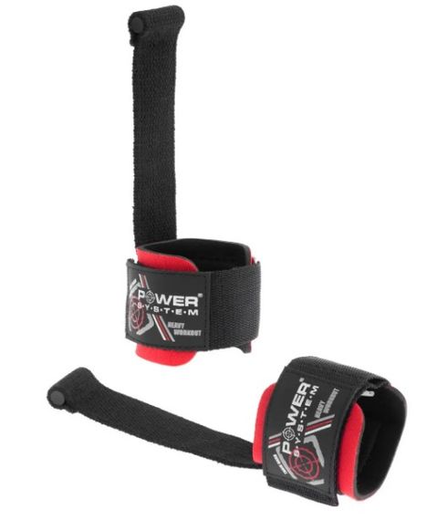 Лямки для тяги з валіком Power System PS-3350 Power Pin Black/Red (PS-3350_Black_Red)