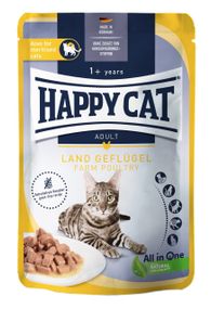 Вологий корм для котів з птахом Happy Cat Beutel Culinary L-Geflugel, 85 гр