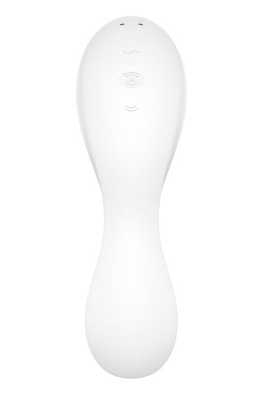 Вакуумний смарт-стимулятор із вібрацією Satisfyer Curvy Trinity 5+, Білий | Зображення 4