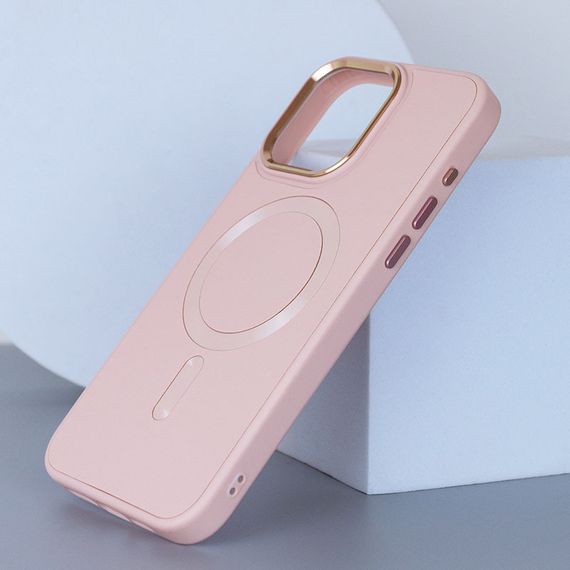 Шкіряний чохол Bonbon Leather Metal Style with MagSafe для Apple iPhone 15 Pro (6.1") | Зображення 2