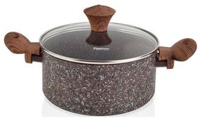 Каструля Fissman Magic Brown 2.7л з антипригарним покриттям