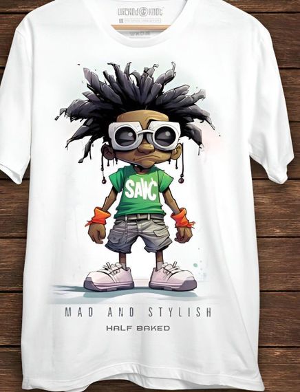 Футболка чоловіча з принтом повсякденна L Білий