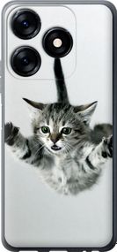 Чехол на Tecno Spark 10 Летящий котёнок "2322u-3023-17620"