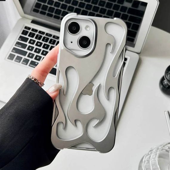Чохол TPU WinFire для Apple iPhone 15 (6.1") Silver | Зображення 3