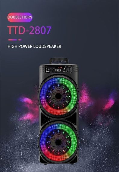 Колонка Bluetooth Wireless Speaker TTD-2807 ∙ Портативная Bluetooth-колонка TTD-2807 | Зображення 2