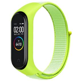 Ремінець Nylon New для Xiaomi Mi Band 3/4/5/6/7 Light Green