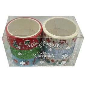 Набор декоративный скотч "Merry Christmas" XM-JD2273-2, 1,5 см x 2 м