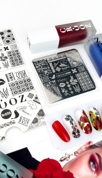 Пластина для стемпинга Crooz 06 (6 х 6см) | Зображення 2