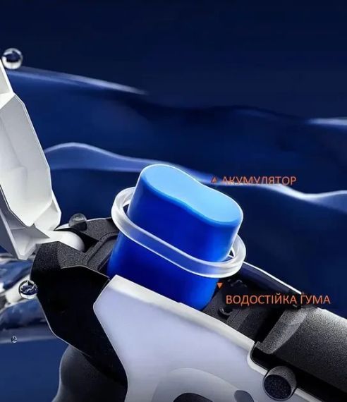 Водный бластер с насосом Zomer детский электрический водяной пистолет на аккумуляторе + USB | Зображення 4
