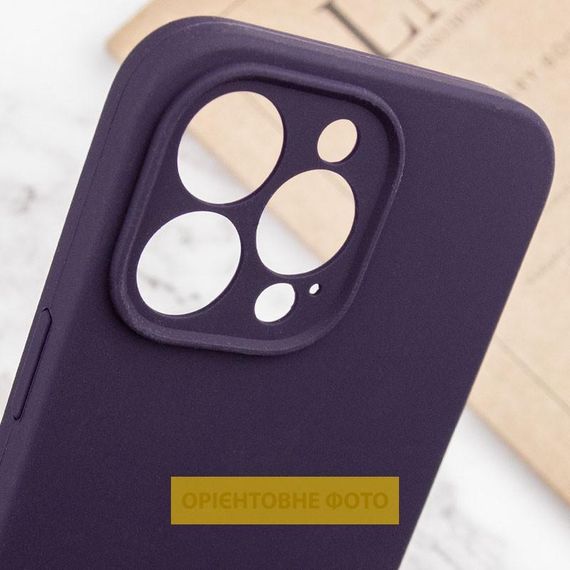 Чохол Silicone Case Full Camera Protective (AA) NO LOGO для Apple iPhone 17 Air (6.5") Фіолетовий / Elderberry | Зображення 3