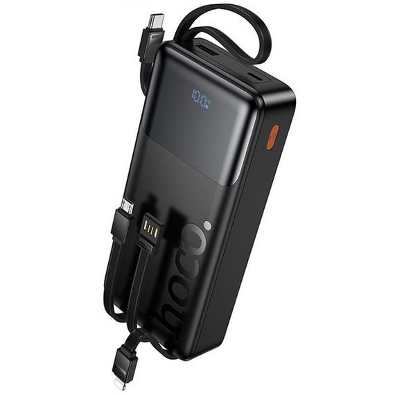 Портативное ЗУ Power Bank Hoco J156A Founder 22.5W+PD20W with 4 cables 20000 mAh Black