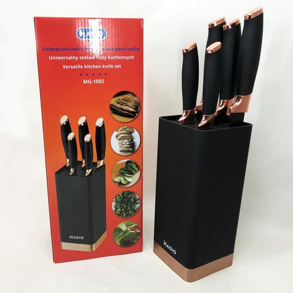 Універсальний кухонний ножовий набір Magio MG-1092 TZ-612 5 шт