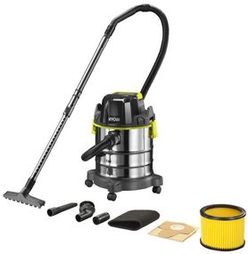 Пылесос аккумуляторный профессиональный Ryobi ONE+ R18WDV-0 18В 82Вт 11.4кПа контейнер 18л 4.7кг без АКБ и ЗУ 5133004724