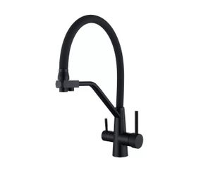 Змішувач для кухні WEZER з підлкюченням до фільтру INX4A-08-BLACK