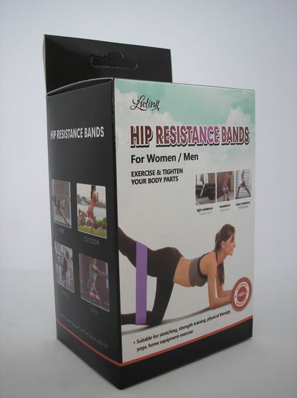 Тканинні фітнес гумки оригінал Luting Hip Resistance Bands комплект 3 шт | Зображення 1