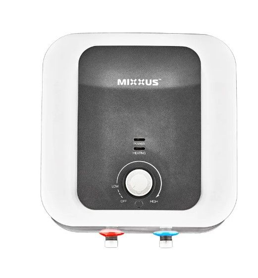 Водонагрівач Mixxus EWH-1110 SMALL OVER 10 л над мийкою, 1500 Вт, "мокрий" ТЕН, вертикальний, квадратний, білий (WH0606)