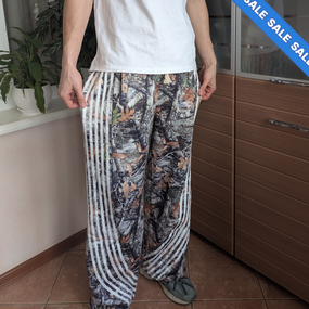 Широкі Y2K camo мультикам спортивні штани realtree зі смужками oversize 52