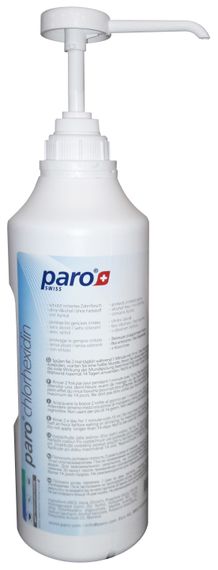 Ополіскувач для порожнини рота paro® CHLORHEXIDIN з хлоргексидіном + помпа, 2000 мл