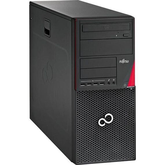 Комп'ютер Fujitsu Esprimo P756 E90+ Tower / Intel Core i5-6400 (4 ядра по 2,7 - 3,3 ГГц) / 8 ГБ DDR4 / 120 ГБ SSD / Intel HD Graphics 530 б/в | Зображення 1