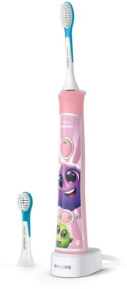 Дитяча електрична зубна щітка Philips Sonicare HX6352/42, рожева
