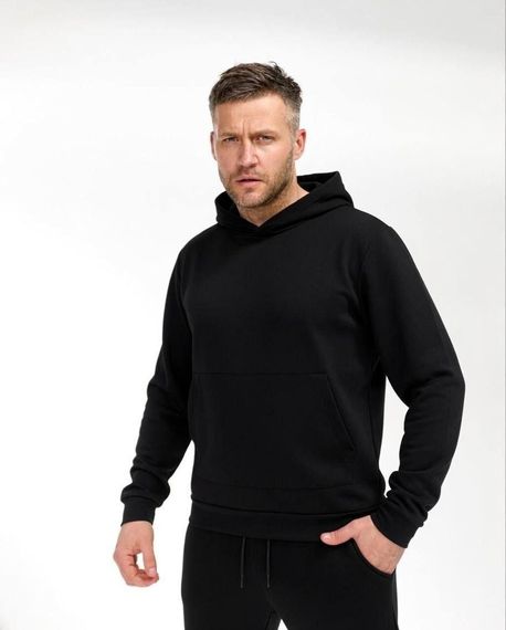 Мужской спортивный костюм SOLINNA Mod 105, комплект худые + брюки,  46–60 Черный, 54–56 | Зображення 7