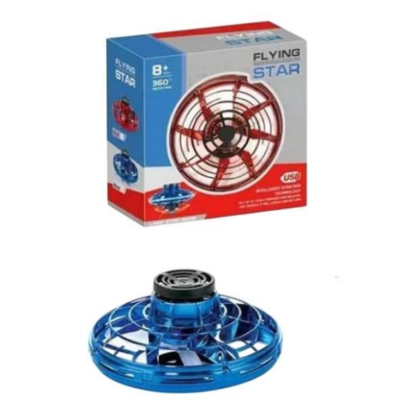 Летающая тарелка аккумуляторная А 188 Синяя