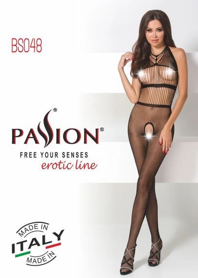 Бодистокинг BS048 Black Passion, с открытым доступом, черный, XS/M Sex Aura | Зображення 4