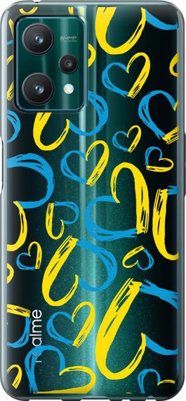 Чехол на Realme 9 Pro Сердца UA "5292u-2595-17620"