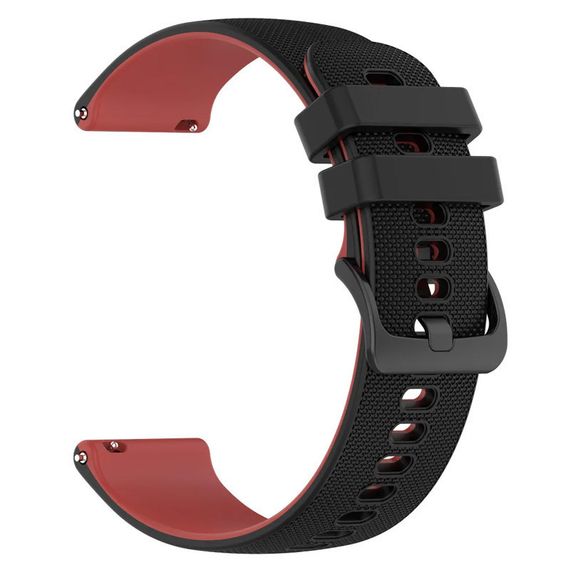 Ремешок Ribby для Smart Watch 20mm Black / Red | Зображення 1