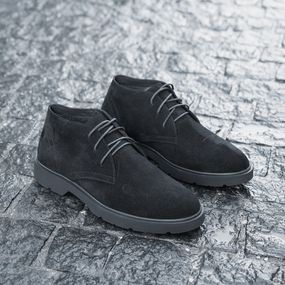 Замшеві зимові черевики для чоловіків із хутром 45 розмір