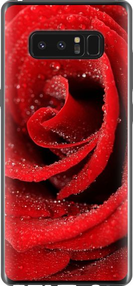 Чехол на Samsung Galaxy Note 8 Красная роза "529u-1020-17620"