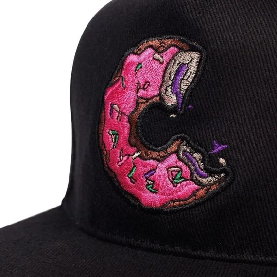 Кепка снепбек (Snapback)  Пончик Чорний 56-61р (9051) | Зображення 3