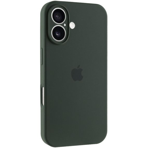Чохол Silicone Case Full Camera Protective (AA) для Apple iPhone 16 (6.1") Зелений / Cyprus Green