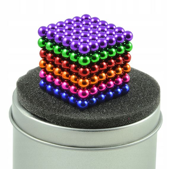 Головоломка магнитные шарики NeoCube, Магнитный кубик NEOCUBE, Магнитный конструктор из шариков Нео Куб XV-97 | Зображення 4