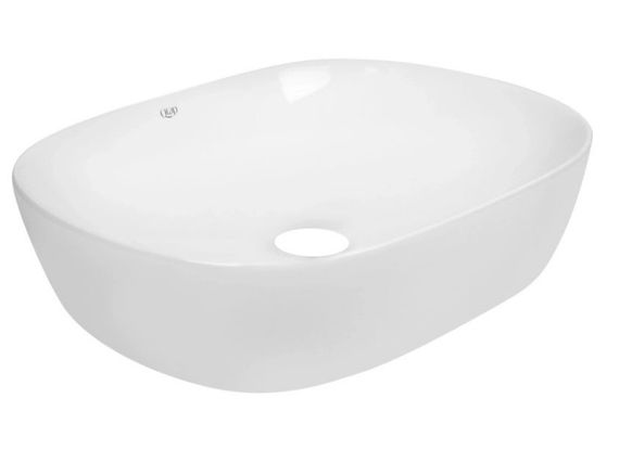 Комплект Qtap Aquarius: Раковина накладна прямокутна 470x380x120 мм White + Донний клапан PU02 (QT21112185WN47295) | Зображення 4