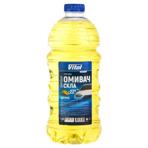 Омивач скла зимовий VITOL "-22" Цитрус 1.8л