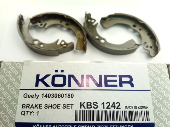 Колодки задні гальмівні CK, Konner (KBS-1242) (1403060180) | Зображення 2
