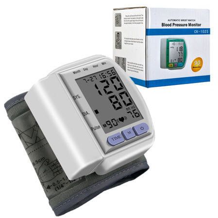 Автоматический тонометр для измерения давления пульса на запястье Blood Pressure Monitor CK-102S | Зображення 1