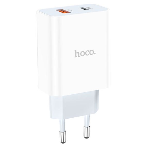 МЗП Hoco C97A PD20W+QC3.0 (1USB-A/1C) Білий