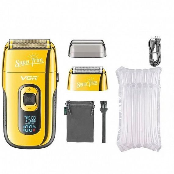 Електробритва Шейвер з дисплеєм VGR V-332. OB-660 Колір: золотий | Зображення 4