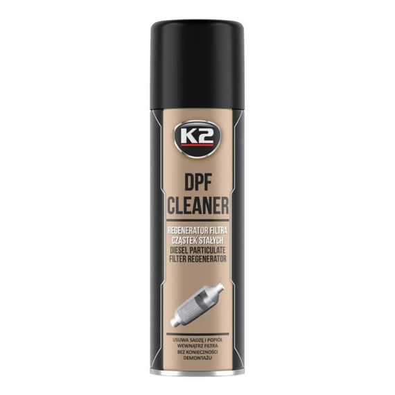 Добавка для очищення DPF фільтрів, K2, DPF Cleaner, 500 мл (аерозоль) W150