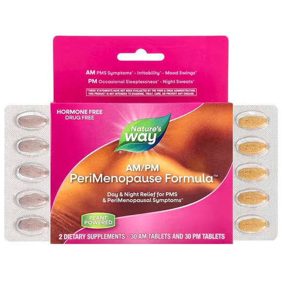 Жіноча формула Періменопауза, PeriMenopause Formula, AM/PM, Nature's Way, 60 таблеток