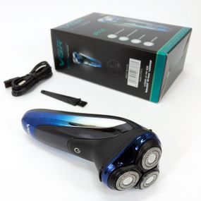 Портативная электробритва для бороды VGR V-387, Бритвы аккумуляторные, Портативная бритва QM-26