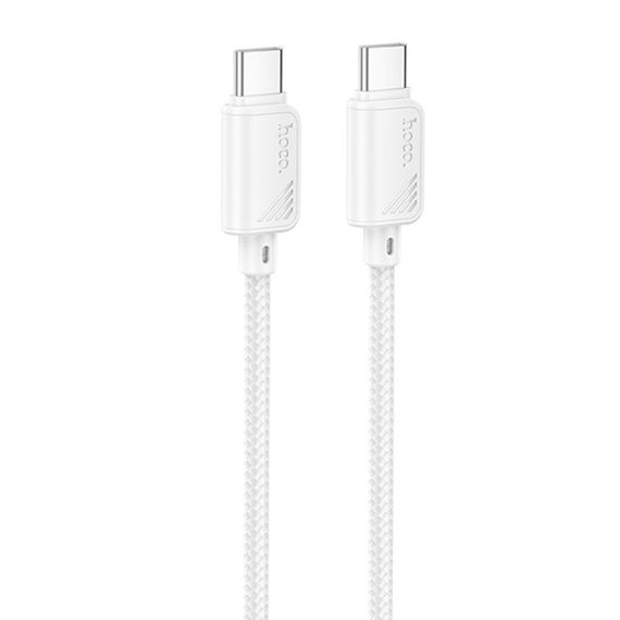 Дата кабель Hoco X113 Beneficio Type-C to Type-C 60W (1m) White