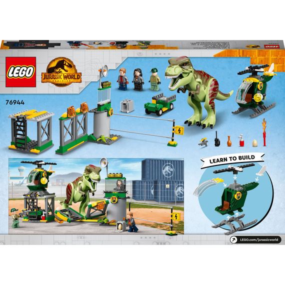 Конструктор LEGO Jurassic World Втеча Тиранозавра 140 деталей (76944) | Зображення 9