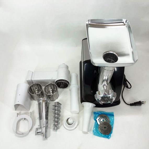 М'ясорубка Suntera SMG-5454SS, М'ясорубка електрична метал, М'ясорубка-соковижималка | Зображення 4