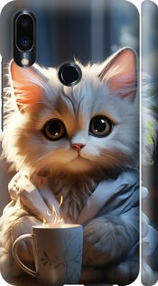 Чохол на Meizu Note 9 Білий кіт "5646m-1689-2448"
