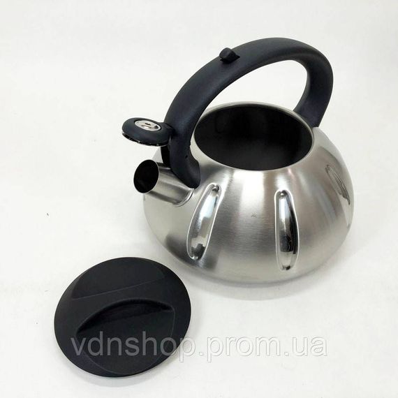 Чайник газовий 3 літри Unique UN-5304 3 л, Якісний чайник для газової плити Якісний металевий AG-85 | Зображення 3