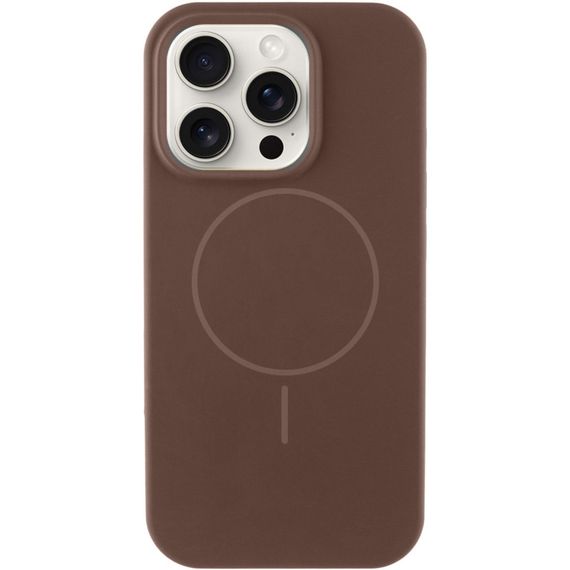 Чохол Silk Full Protective (AA) NO LOGO with Magnetic Fit для Apple iPhone 16 (6.1") Коричневий / Brown